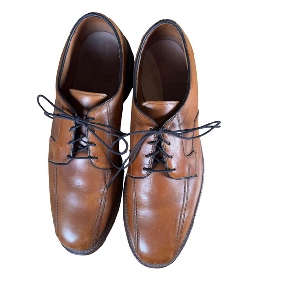 Allen Edmonds Hillcrest Tan Derby Leather Dress Shoes Size 9.5B main image 9